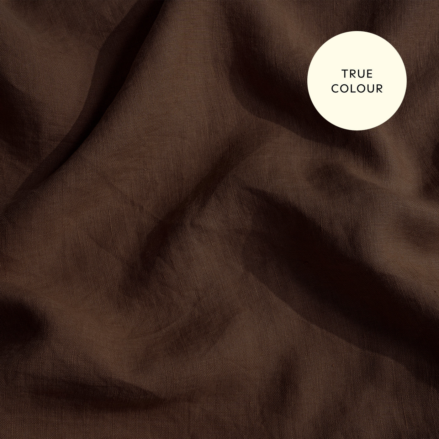 French Flax Linen Sheet Set in Chocolate - Image 13