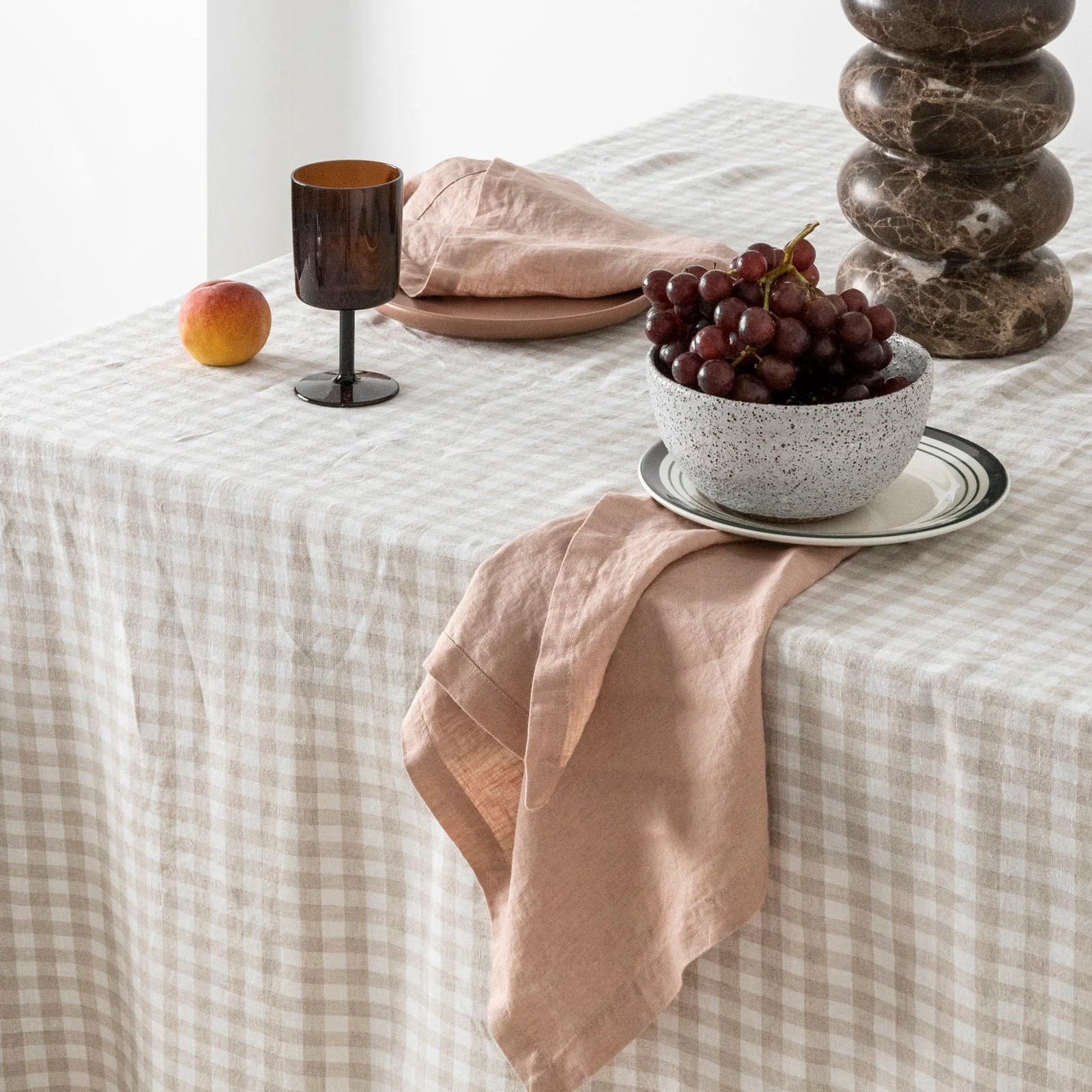French Flax Linen Napkin (Set Of 4) in Clay - Image 4