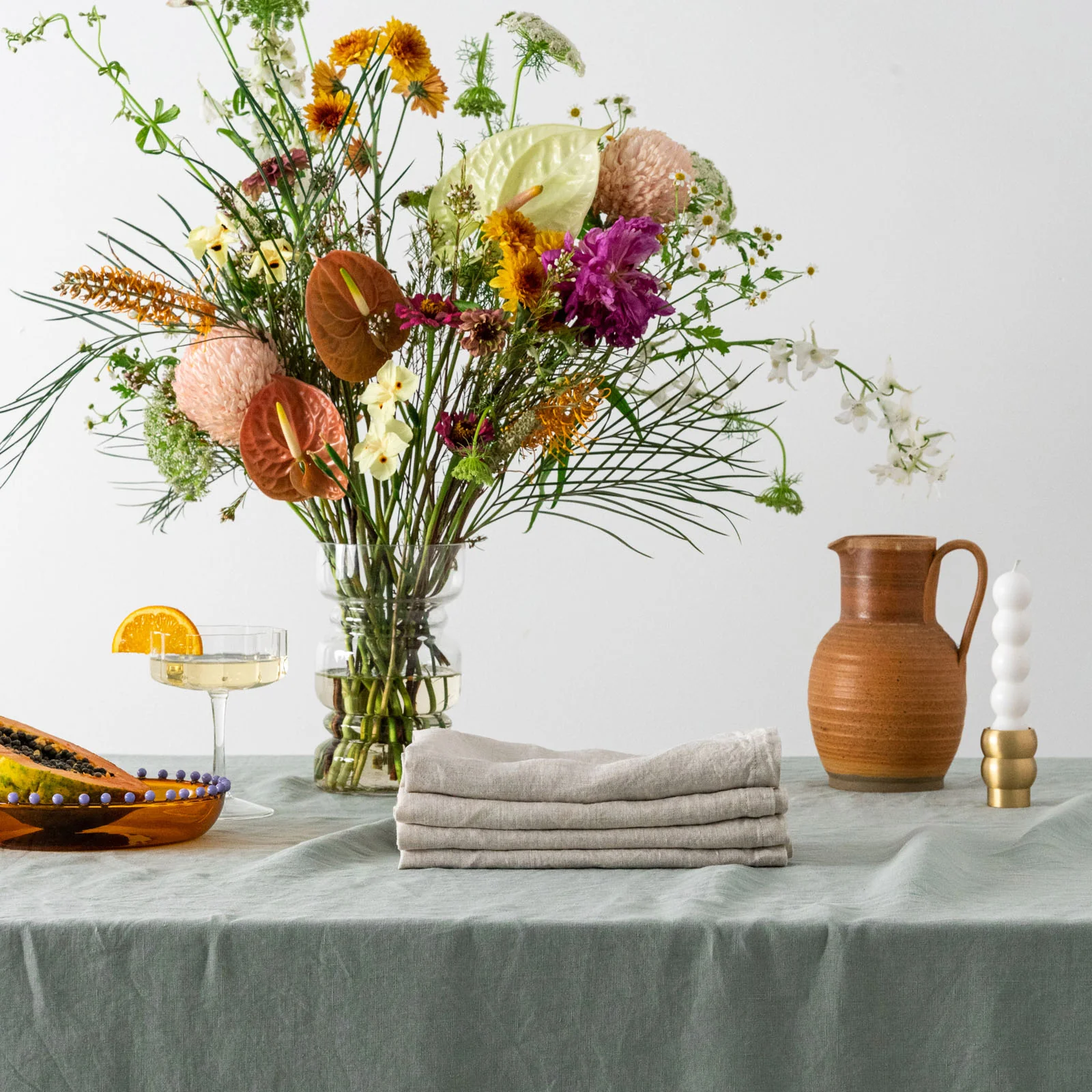 French Flax Linen Napkins (Set Of 4) in Natural - Image 6