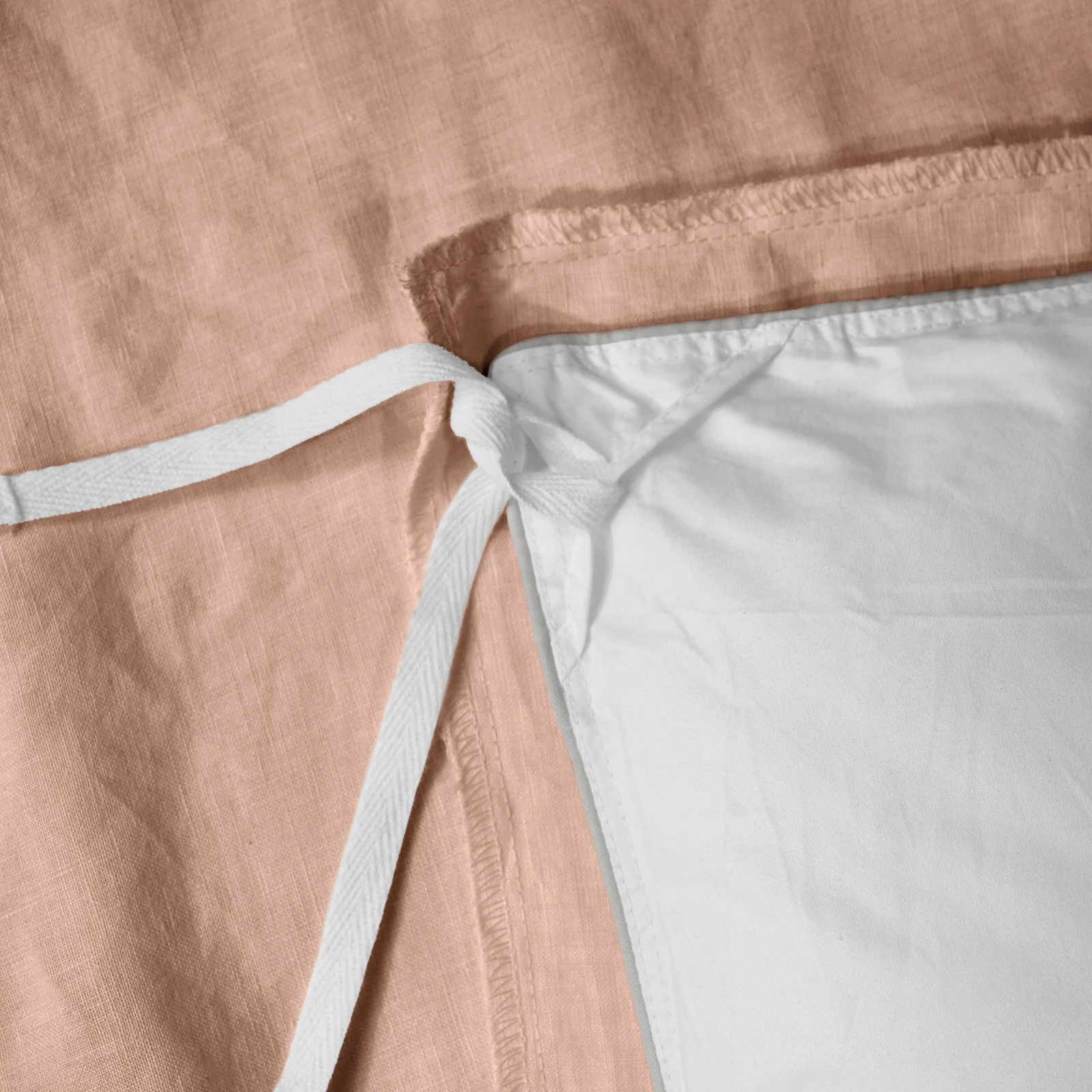 French Flax Linen Quilt Cover Set in Clay - Image 14