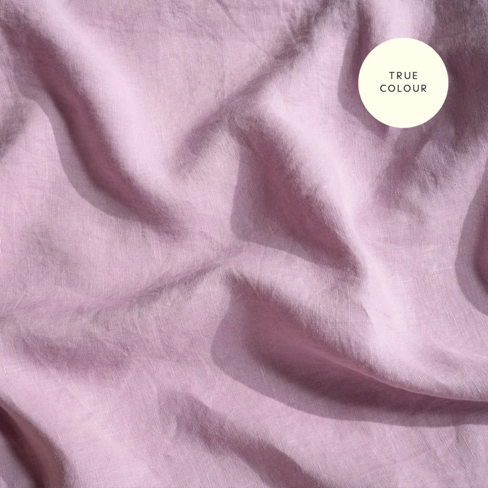 French Flax Linen Quilt Cover Set in Lilac - Image 12