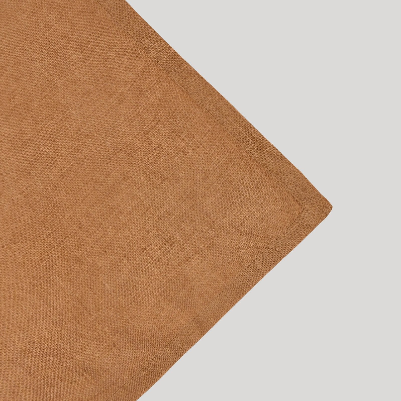 French Flax Linen Swaddle in Sandalwood - Image 5